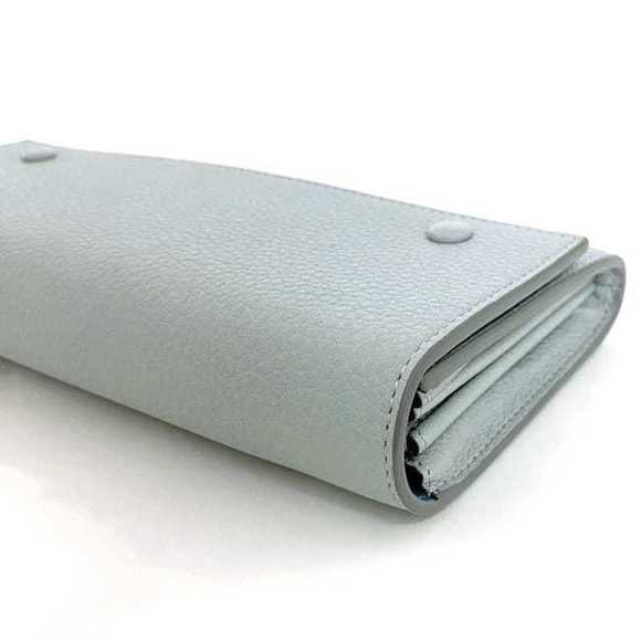 CELINE Bifold Long Wallet Large Flap Multi-Function Light Blue 101673AU8 05FR... - Picture 3 of 10